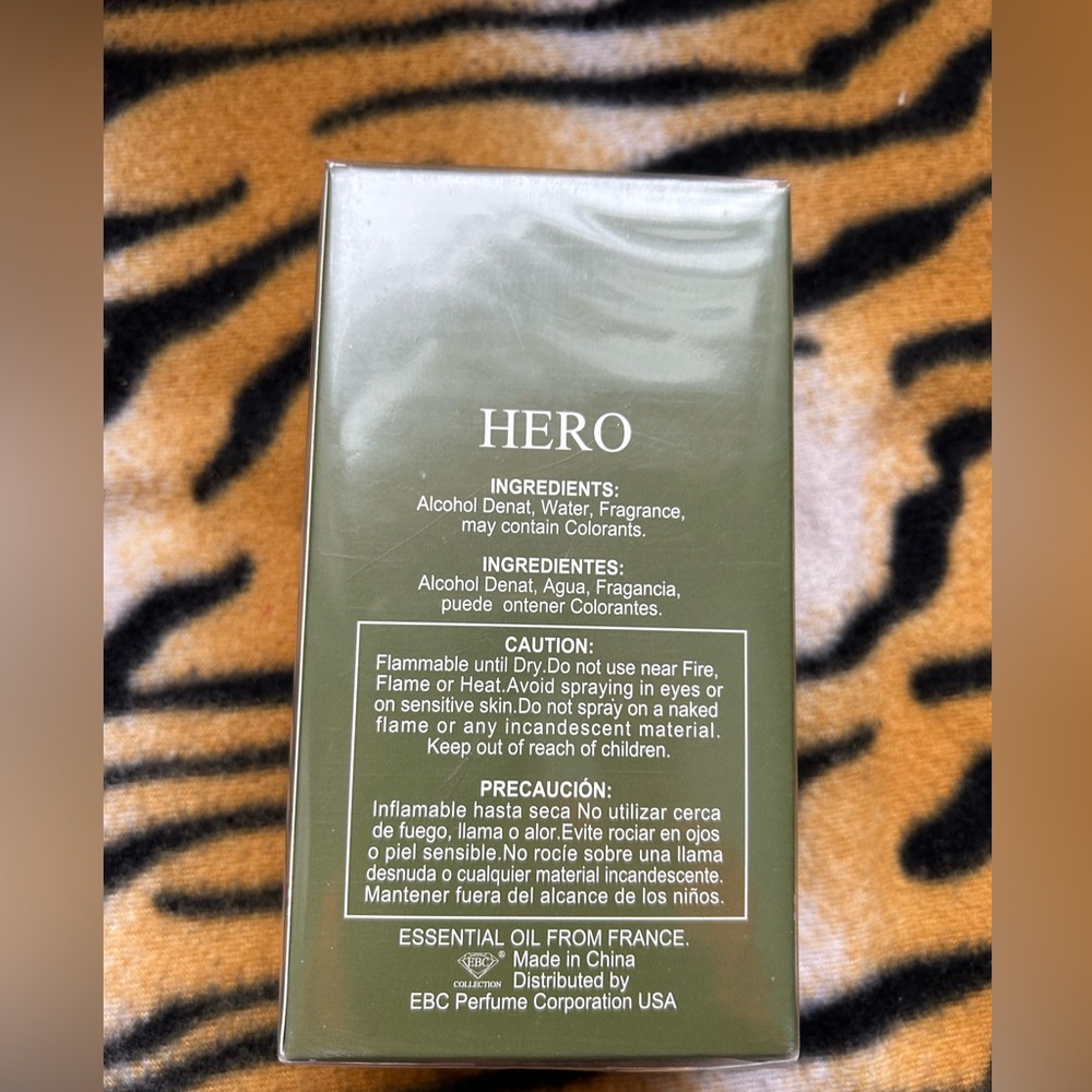 ☀️NWT- HERO for Men Green Eau de Toilette-110 ml (3.8 fl oz) - Picture 3 of 3